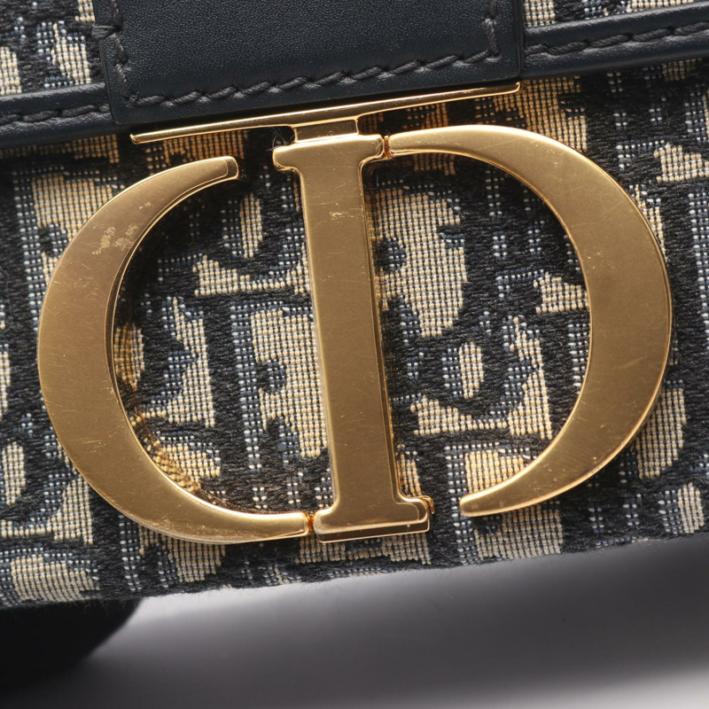 Christian Dior 30 MONTAIGNE Box 斜紋提花肩斜背包（二手）-6