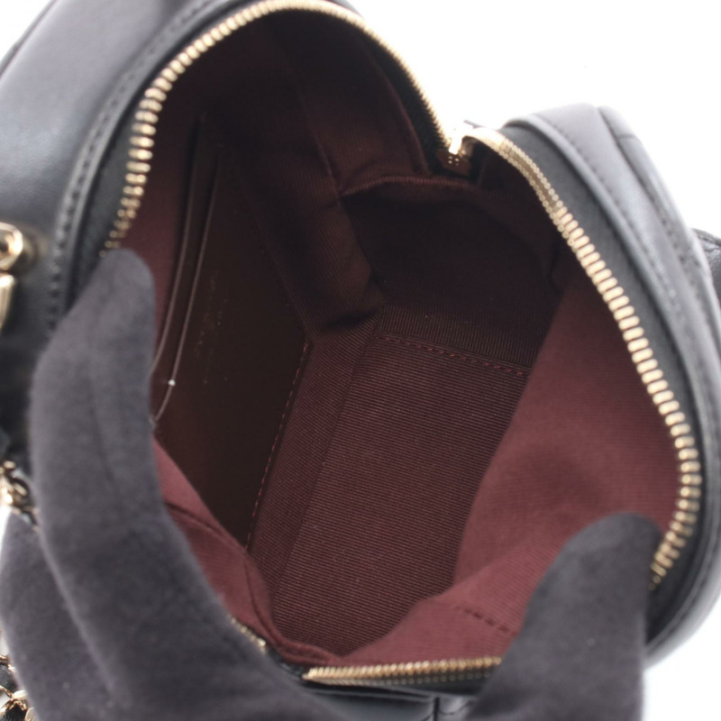 香奈兒 (CHANEL) Matelasse 鏈條雙肩包 AP3753 黑皮 GHW 二手 女士 CC-2