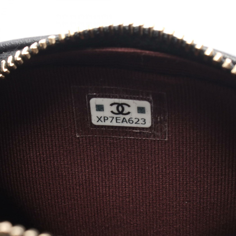 香奈兒 (CHANEL) Matelasse 鏈條雙肩包 AP3753 黑皮 GHW 二手 女士 CC-4