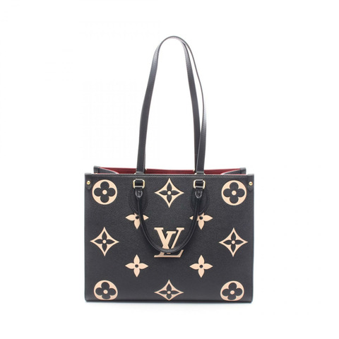 路易威登 On the Go MM 雙色手提單肩包 M45495 Monogram 印花