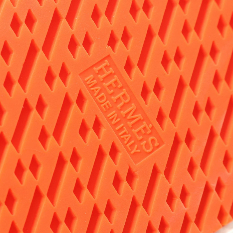 愛馬仕男士高筒帆布運動鞋,41.5碼,海軍藍,二手。-6