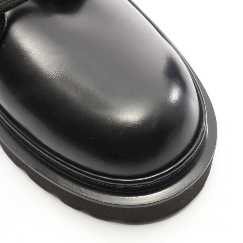 路易威登 LV Ranger Ancre 短靴 #6 Monogram 皮革牛仔布黑色二手-7