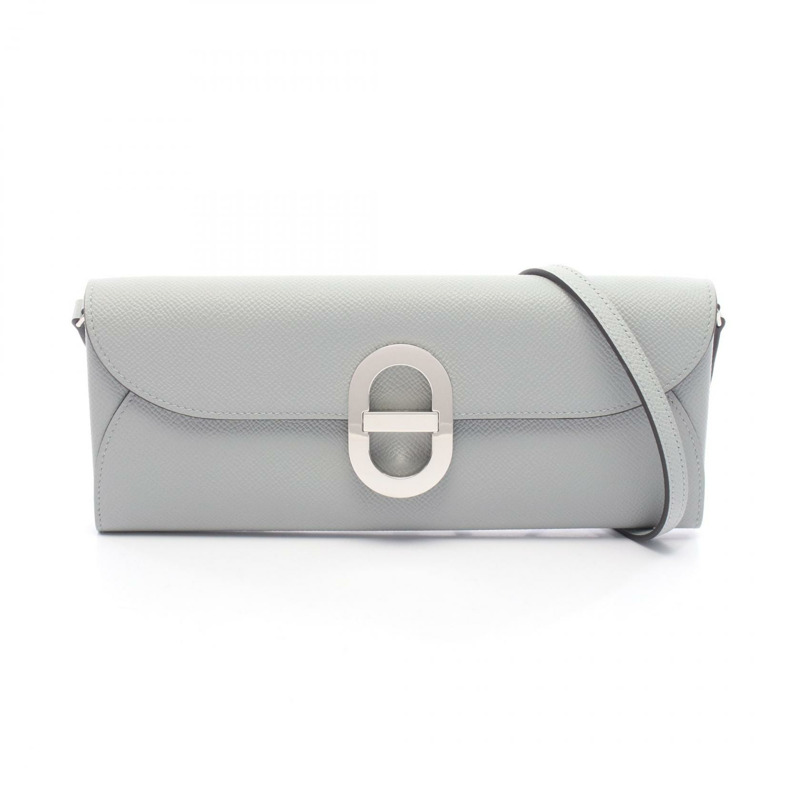 愛馬仕 Chaine dancre to go 肩挎包 K Epsom 藍色冰川色 二手 SHW-0