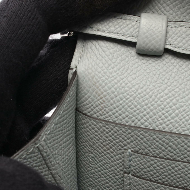 愛馬仕 Chaine dancre to go 肩挎包 K Epsom 藍色冰川色 二手 SHW-5