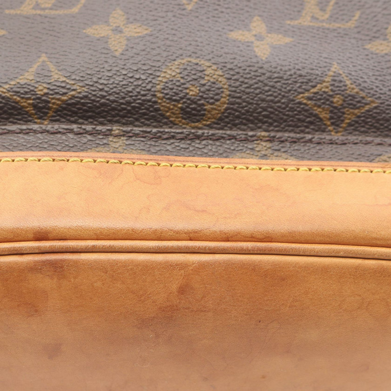 路易威登 Montsouris MM 雙肩包 M51136 Monogram 皮革 棕色 二手-6