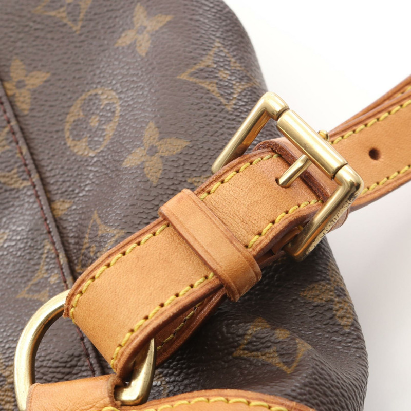 路易威登 Montsouris MM 雙肩包 M51136 Monogram 皮革 棕色 二手-13
