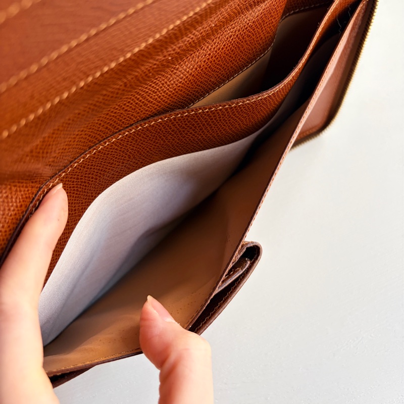 Celine 多用途真皮長夾 皮革收納包 手拿包 wallet on chain-19