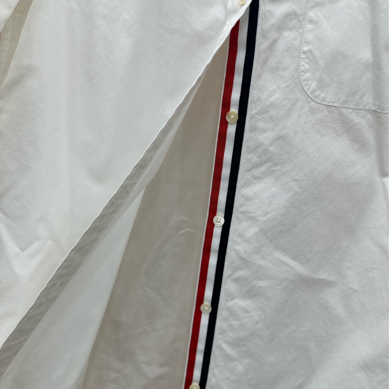 Thom Browne 白色中長版襯衫 36碼-2