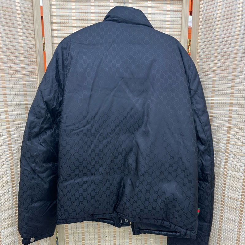 Gucci古馳 暗紋滿印雙G羽絨外套 48碼 98新-1