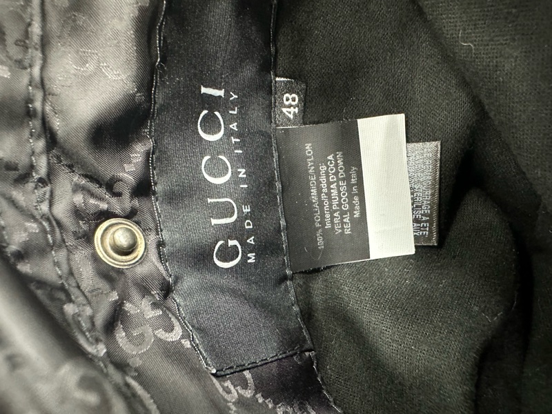 Gucci古馳 暗紋滿印雙G羽絨外套 48碼 98新-3