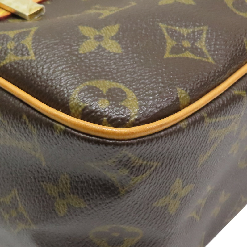 棕色 原花帆布 Cite MM 肩背包 M51182【LOUIS VUITTON LV 路易威登】 M51182-12