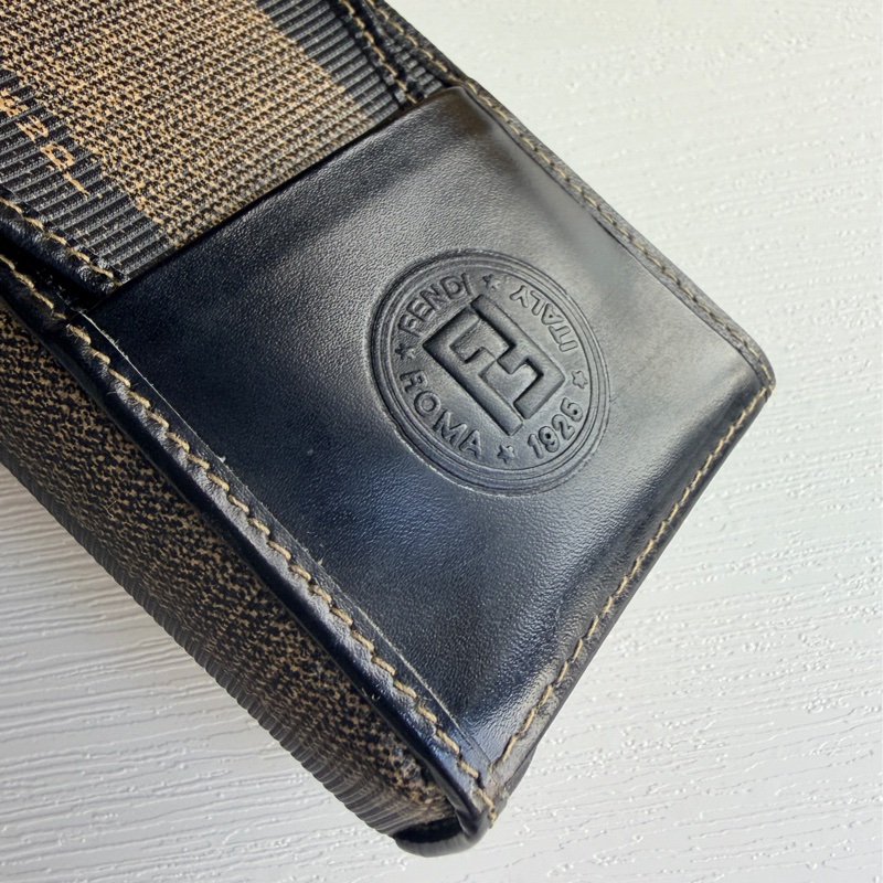 Fendi 芬迪 真皮收納盒 短夾 香煙盒 小錢包 wallet on chain-6