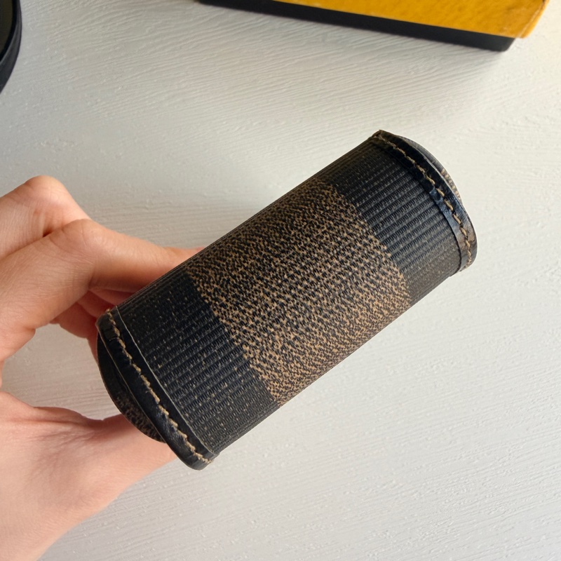 Fendi 芬迪 真皮收納盒 短夾 香煙盒 小錢包 wallet on chain-10