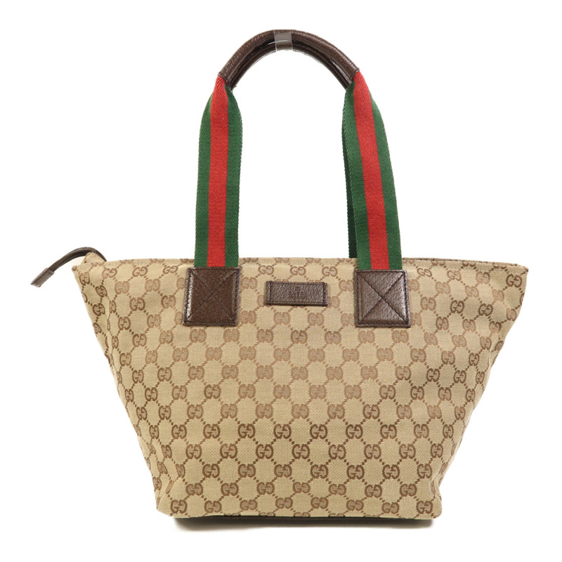 GUCCI 帆布Tote Bag肩背袋-0