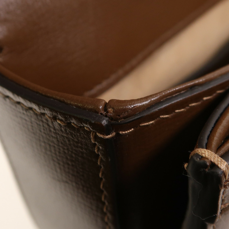 GUCCI 塗層帆布Horsebit 1955 Mini Top Handle金扣手挽肩背兩用袋-19