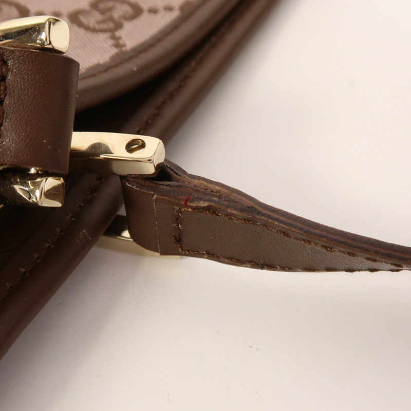 GUCCI 帆布Tote Bag金扣肩背袋-14