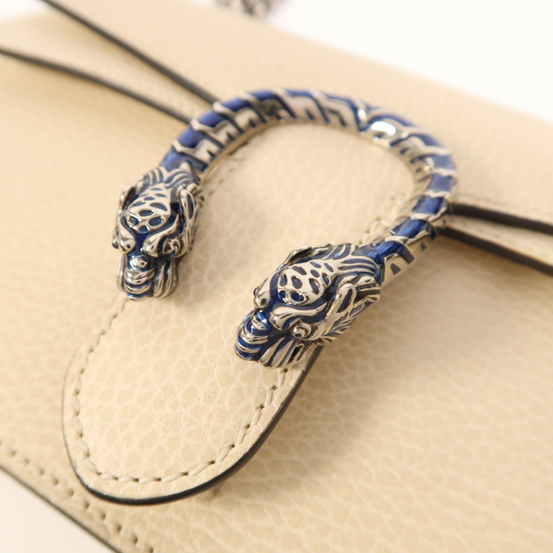 GUCCI 牛皮皮革Dionysus鏈帶肩背袋-9