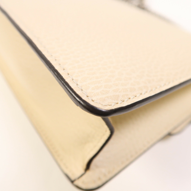 GUCCI 牛皮皮革Dionysus鏈帶肩背袋-12