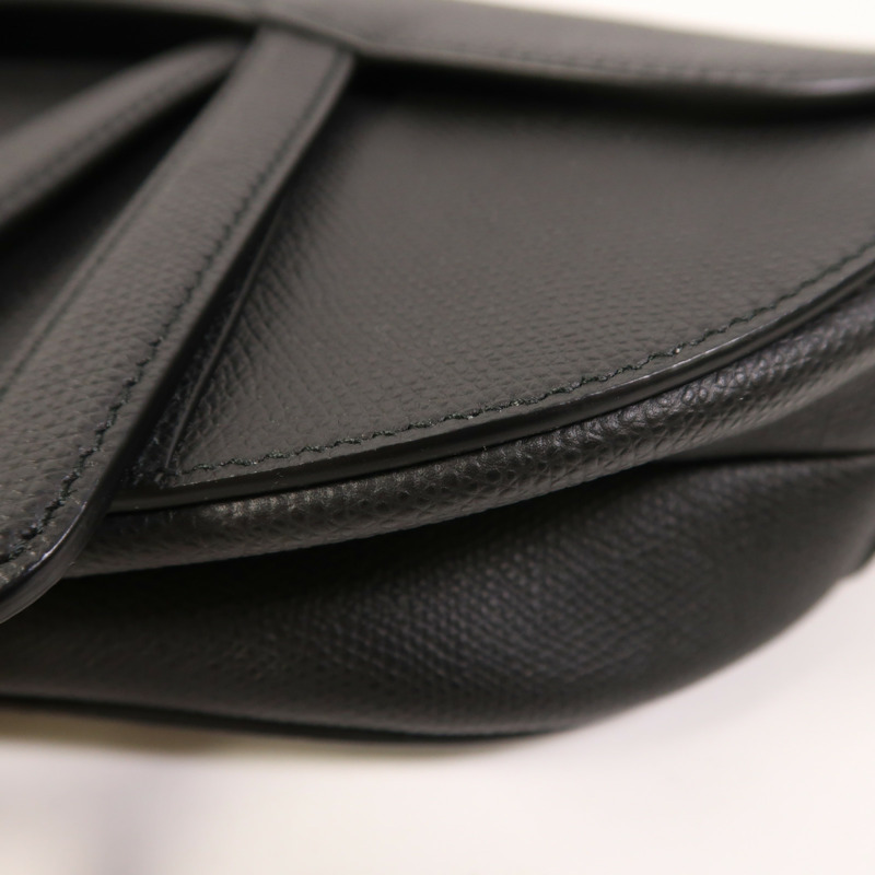 Dior 牛皮皮革Saddle Medium金扣肩背袋-10