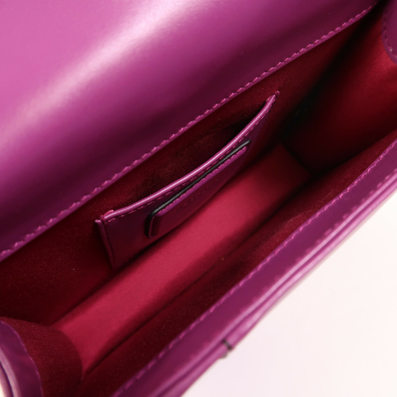 BVLGARI 牛皮皮革Serpenti Forever鏈帶肩背袋-4