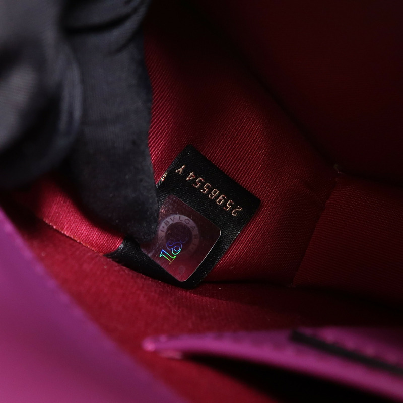 BVLGARI 牛皮皮革Serpenti Forever鏈帶肩背袋-6