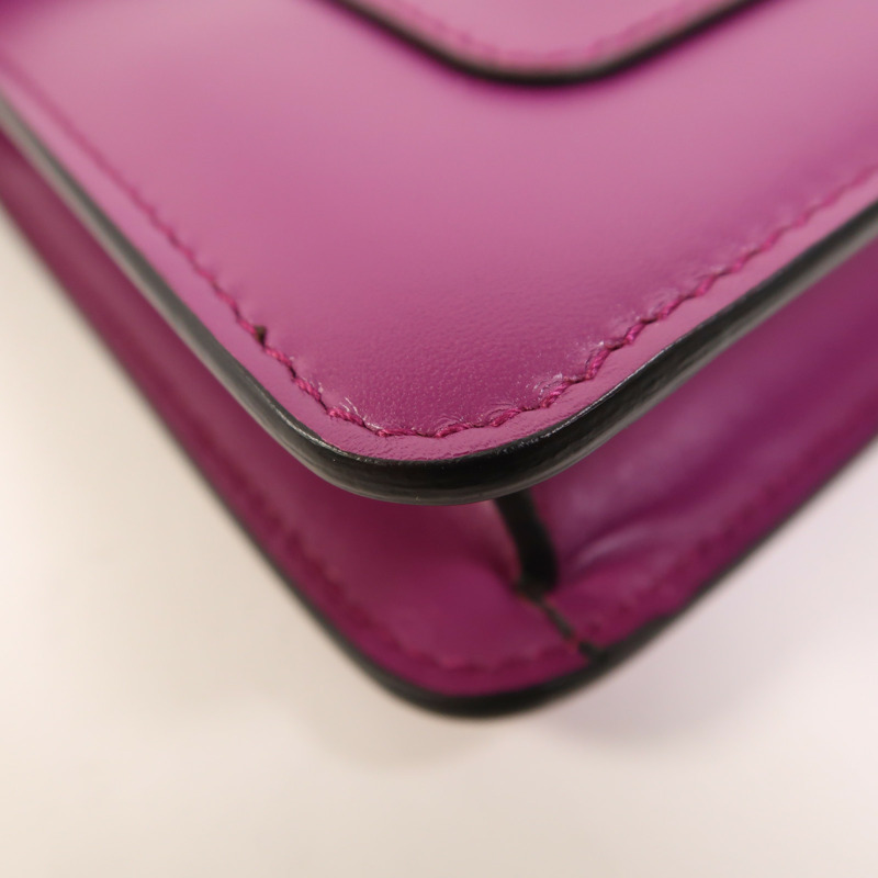 BVLGARI 牛皮皮革Serpenti Forever鏈帶肩背袋-11