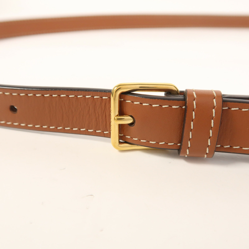 CELINE 塗層帆布Folco金扣肩背袋-14