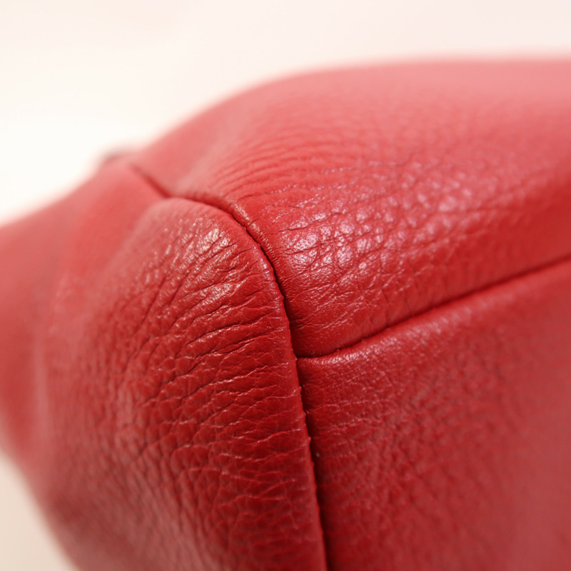 COACH 牛皮皮革2 Way Shoulder金扣手挽肩背兩用袋-12