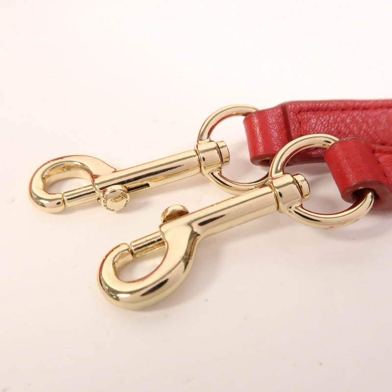 COACH 牛皮皮革2 Way Shoulder金扣手挽肩背兩用袋-14