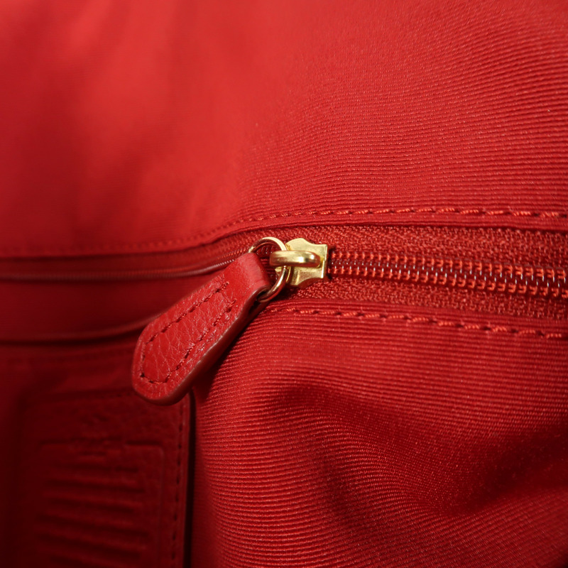 COACH 牛皮皮革2 Way Shoulder金扣手挽肩背兩用袋-17