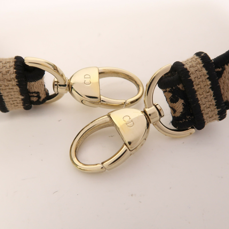 Dior 帆布Lady Dior D Lite Medium金扣手挽肩背兩用袋-13