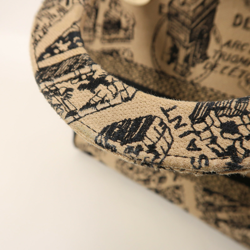 Dior 帆布Lady Dior D Lite Medium金扣手挽肩背兩用袋-15