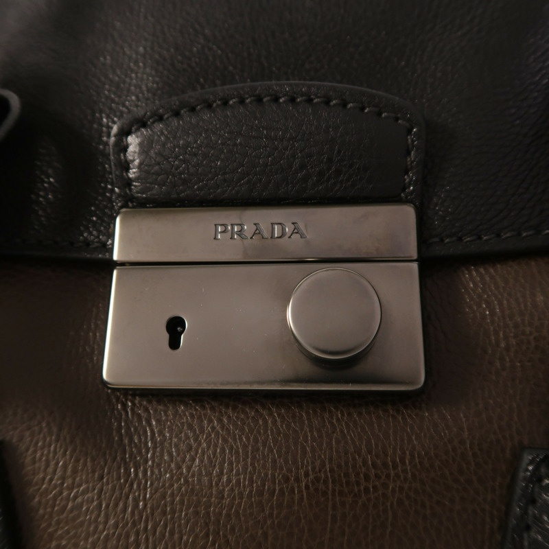 PRADA 牛皮皮革2 Way Shoulder手挽肩背兩用袋-15