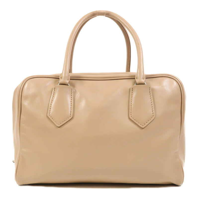 PRADA 羊皮皮革2 Way Shoulder銀扣手挽肩背兩用袋-1