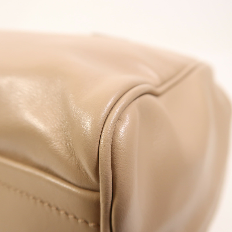 PRADA 羊皮皮革2 Way Shoulder銀扣手挽肩背兩用袋-14