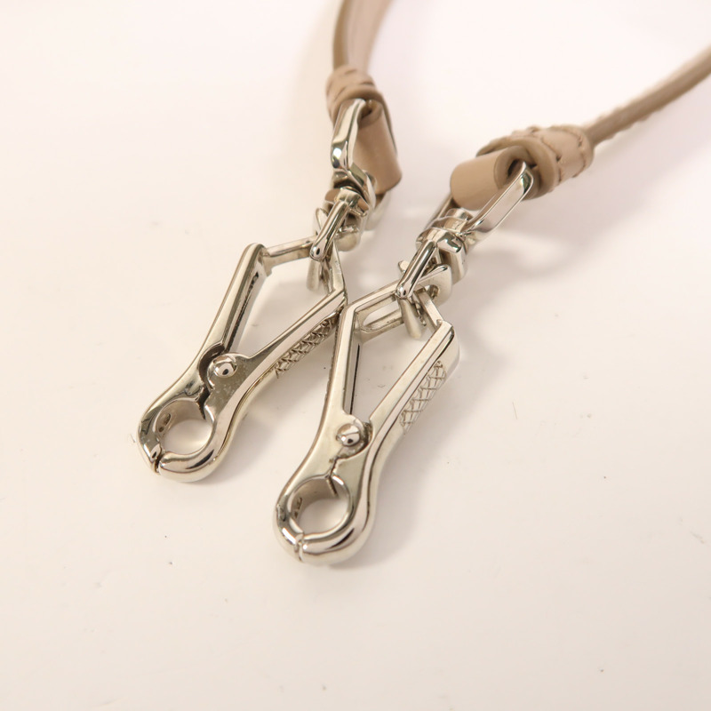 PRADA 羊皮皮革2 Way Shoulder銀扣手挽肩背兩用袋-17