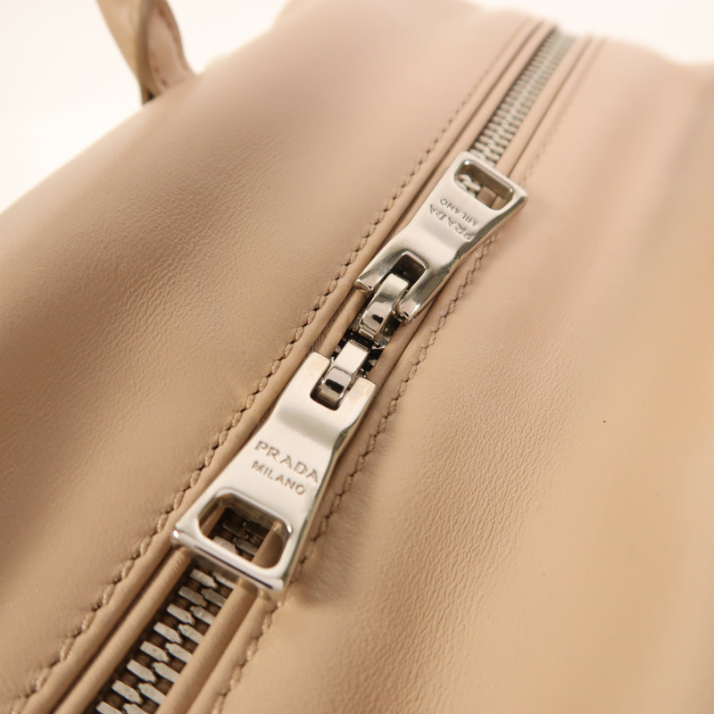 PRADA 羊皮皮革2 Way Shoulder銀扣手挽肩背兩用袋-19