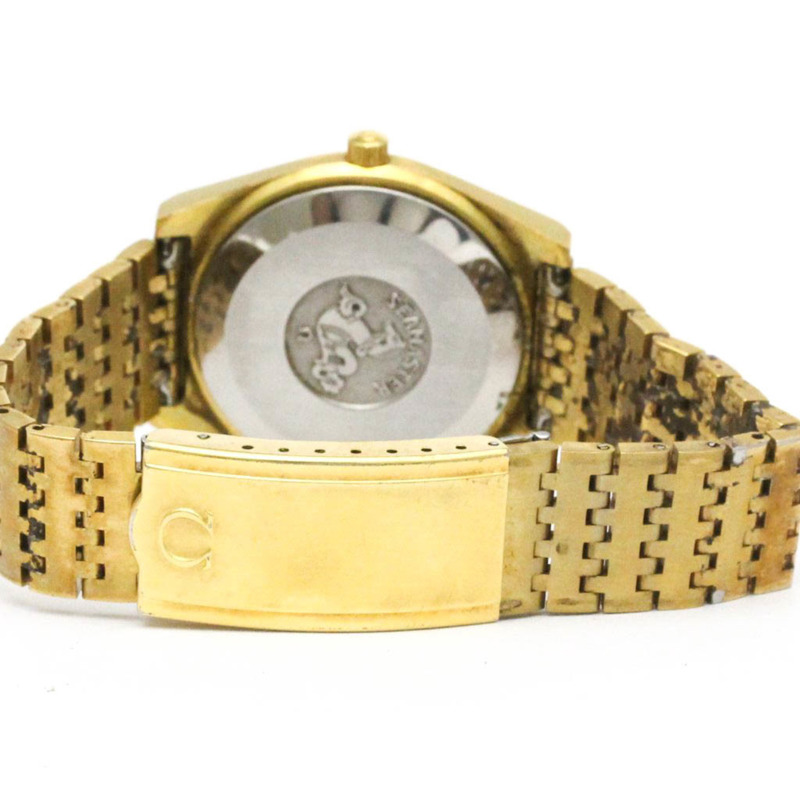 歐米茄海馬系列 Cal 1012 鍍金自動男士腕錶 166.0203-4