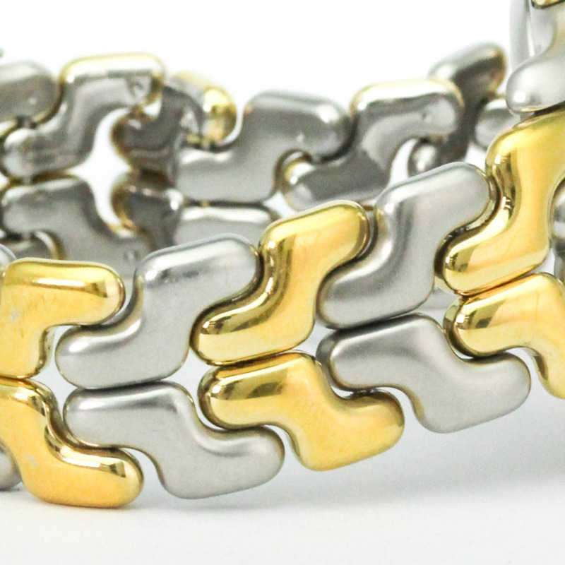 TAG HEUER Sel計時碼錶鍍金鋼男錶S35.006拋光-6