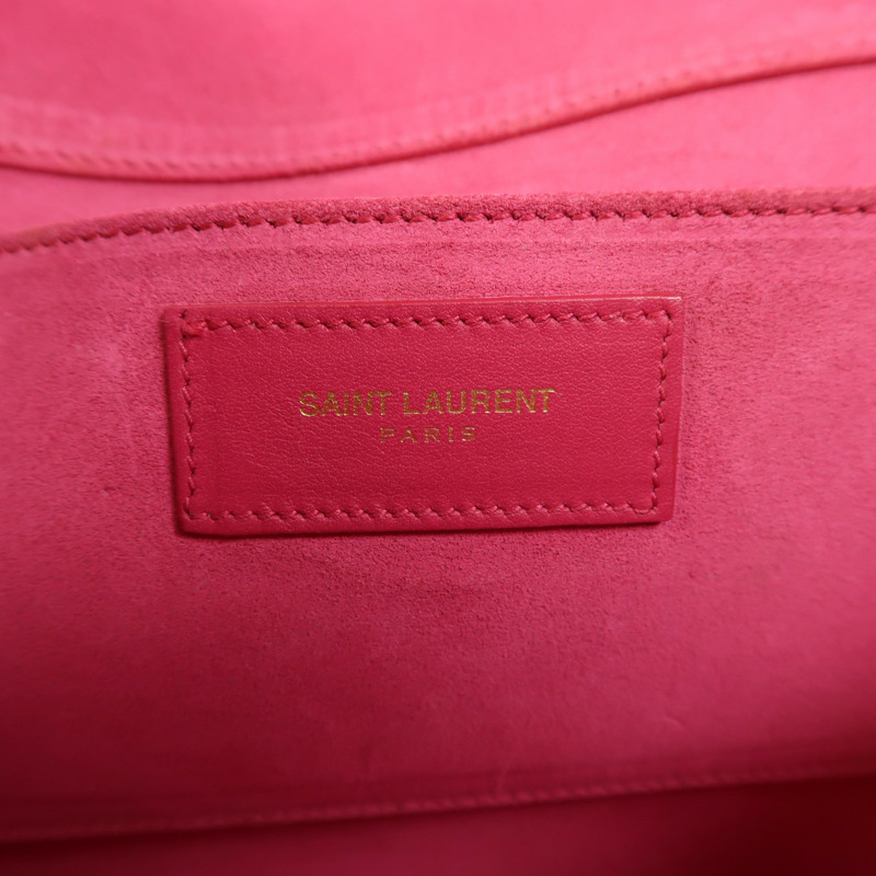 SAINT LAURENT 牛皮皮革Y Line Clutch Bag金扣手拿包-5