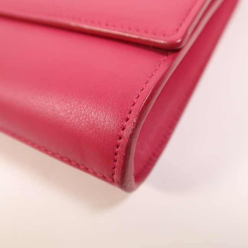 SAINT LAURENT 牛皮皮革Y Line Clutch Bag金扣手拿包-8