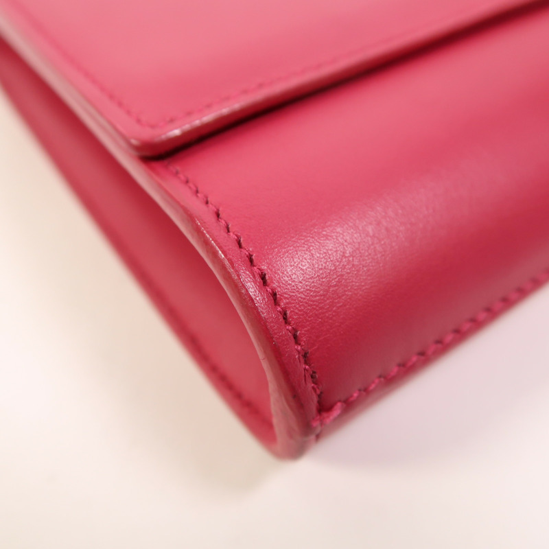 SAINT LAURENT 牛皮皮革Y Line Clutch Bag金扣手拿包-9