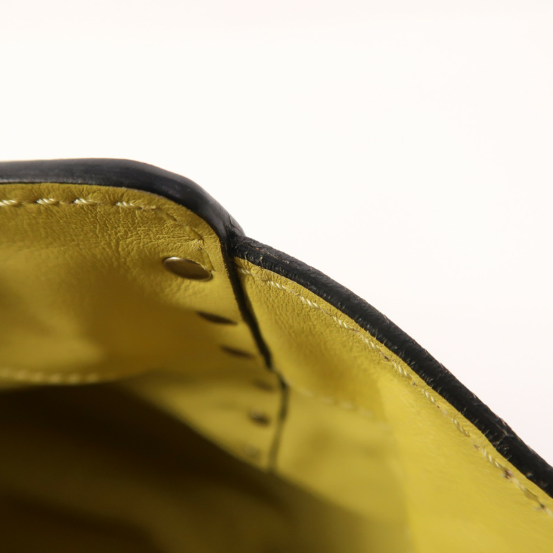 Valentino 羊皮皮革2 Way Shoulder金扣手挽肩背兩用袋-22