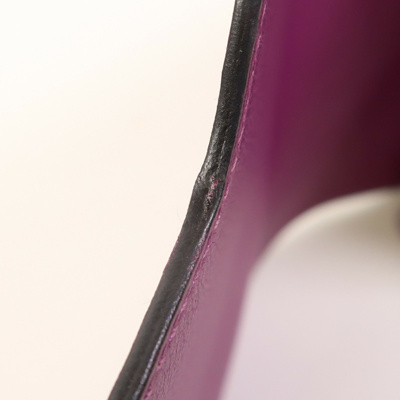 HERMES Evercolor皮革Roulis Mini銀扣肩背袋Anemone-15