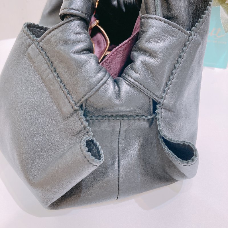 TW4724 Loewe 羅意威 手提包 黑色 中古包 Nappa Aire Leather Handbag Black-3