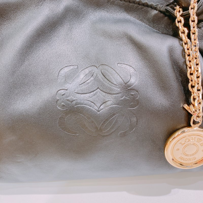 TW4724 Loewe 羅意威 手提包 黑色 中古包 Nappa Aire Leather Handbag Black-5