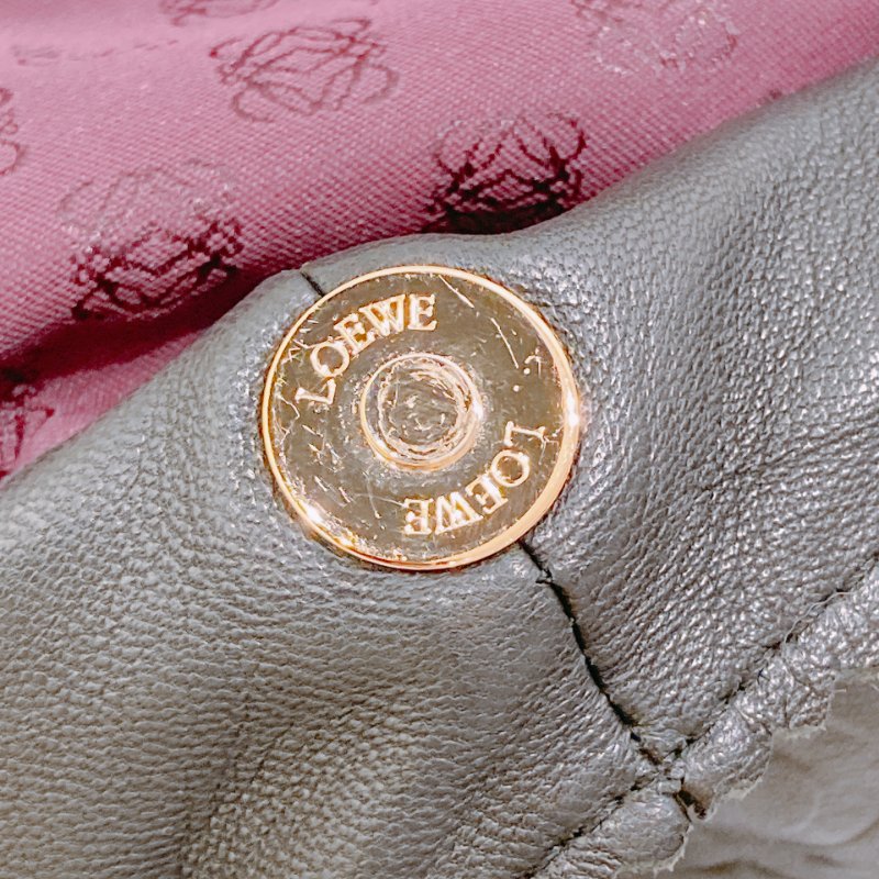 TW4724 Loewe 羅意威 手提包 黑色 中古包 Nappa Aire Leather Handbag Black-8