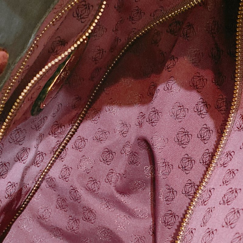 TW4724 Loewe 羅意威 手提包 黑色 中古包 Nappa Aire Leather Handbag Black-9