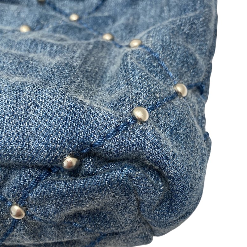 CHANEL 香奈兒 MINI 22 二代款 單寧帆布-8