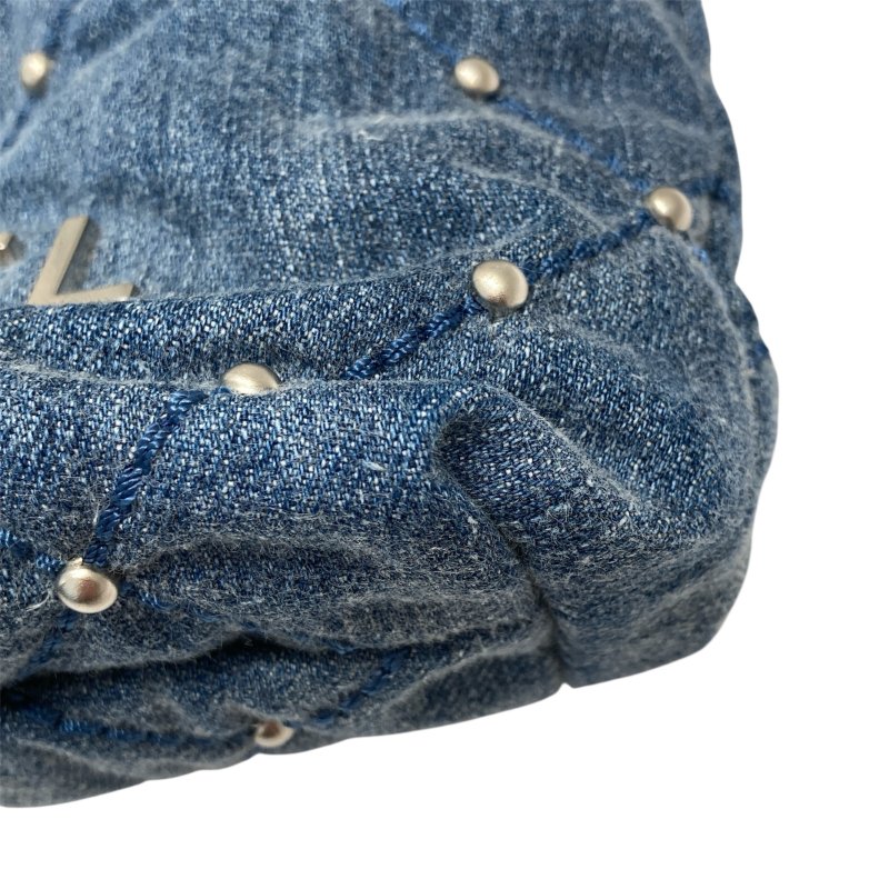 CHANEL 香奈兒 MINI 22 二代款 單寧帆布-9